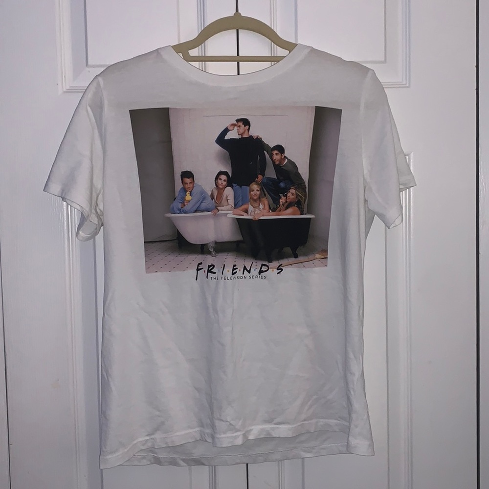 White H&M Friends Shirt